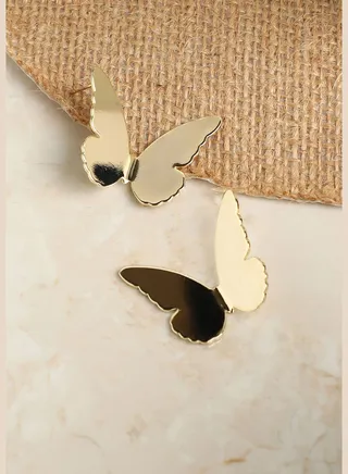 Gold Plated Designer Party Wear Stud For Women
