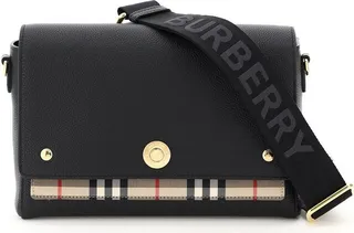 Burberry Vintage Checked Note Crossbody Bag