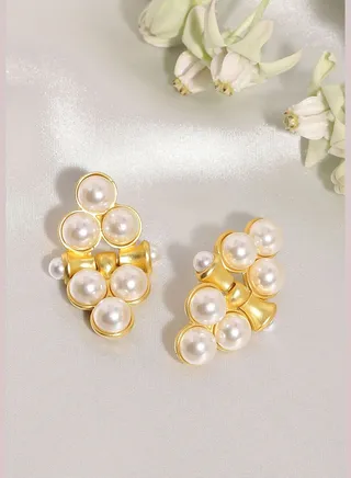 Gold Plated Designer Western Wear Drop Earring For Women