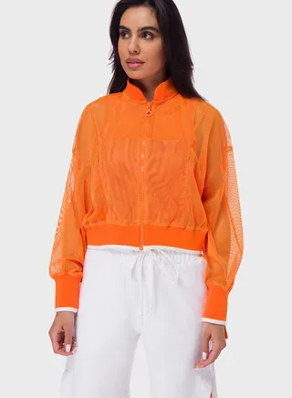 Addi Cropped Bomber Jacket