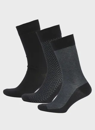 3 Pack Crew Socks
