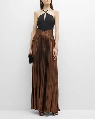Kielo Ruched One-Shoulder Cutout Mini Dress