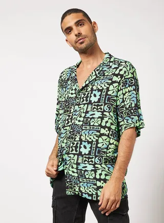 Abstract Print Shirt