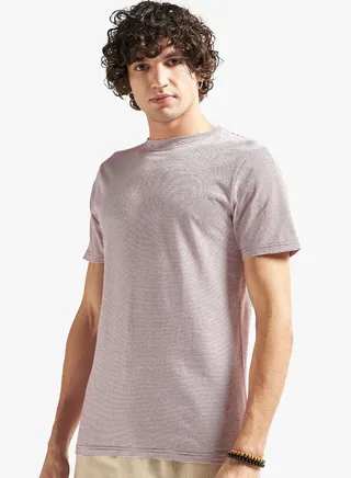 Striped Crew Neck T-Shirt