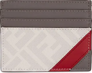 Fendi FF Monogram Printed Cardholder