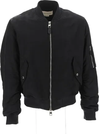 Alexander McQueen Ollies Zipped Bomber Jacket