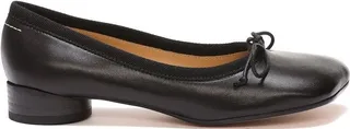 MM6 Maison Margiela Bow Detailed Ballerina Shoes