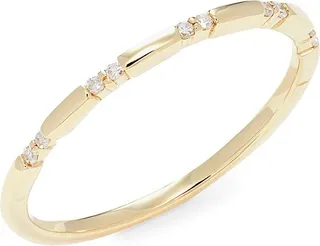14K Yellow Gold & 0.05 TCW Diamond Ring