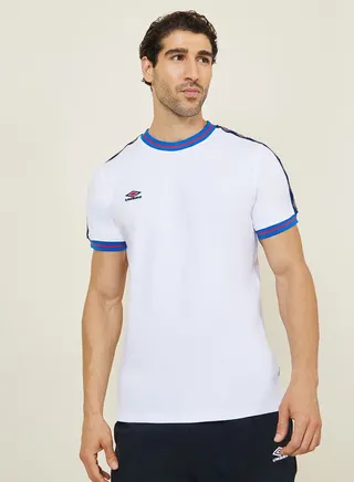 Infilled Tape T-Shirt with Short Sleeves