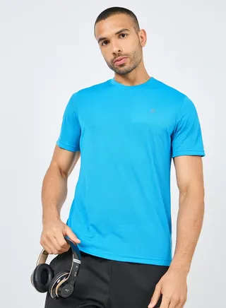 Textured Quick Dry Running Active T-Shirt