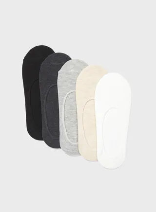 5 Pack No Show Socks
