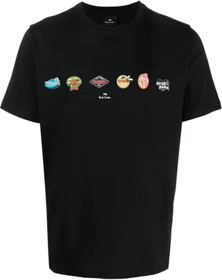 graphic-print short-sleeved T-shirt