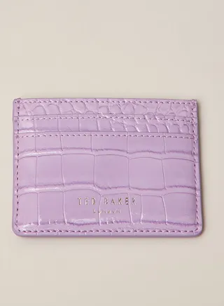 Coly Imitation Croc Card Holder