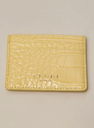 Coly Imitation Croc Card Holder