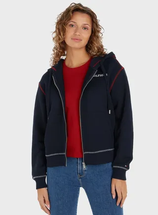 Logo Drawstring Hoodie