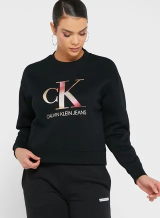 Logo Crew Neck Sweatshirt
