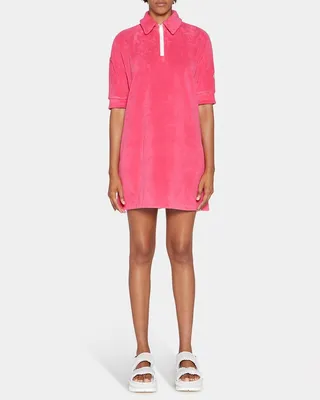 Terry Cloth Polo Dress