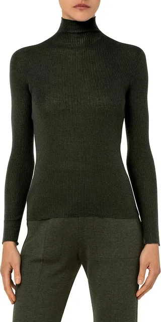 Ribbed Cashmere Top