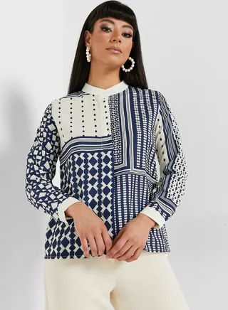 Abstract Printed Shirt