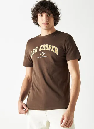 Slogan Crew Neck T-Shirt