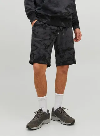Tie and Dye Loose Fit Sweat Shorts