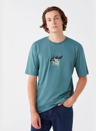 Graphic Crew Neck T-Shirt