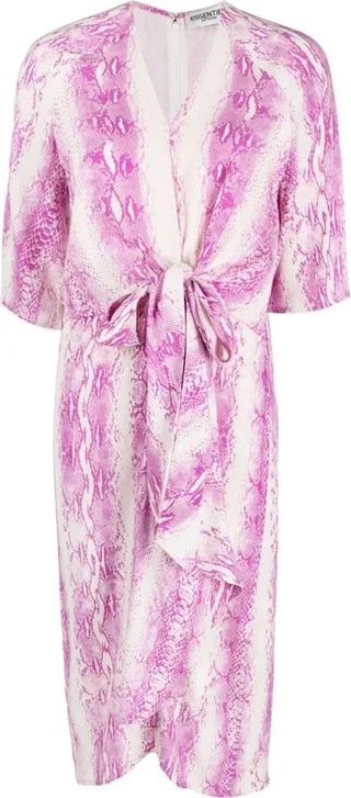 Dooler snakeskin-print midi dress