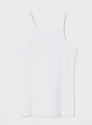 Ribbed Knitted Tank Top