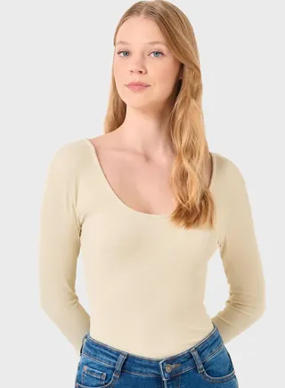 Scoop Neck T-Shirt