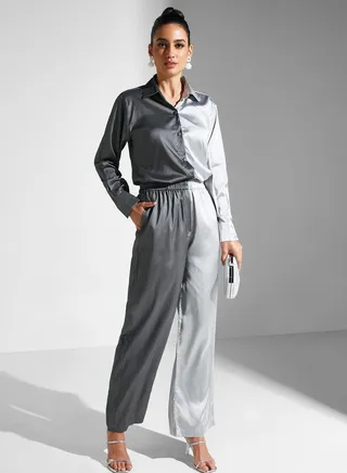 Color Block 2Pcs Set