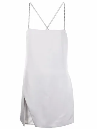Fujiko crystal-strap mini dress