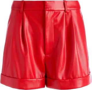 Conry vegan leather shorts