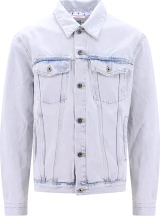 Denim jacket with Graffiti Denim Skate embroidery