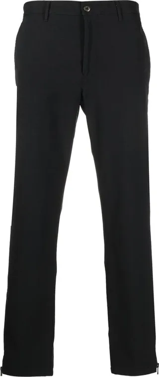 Tapered-Leg Cropped Trousers