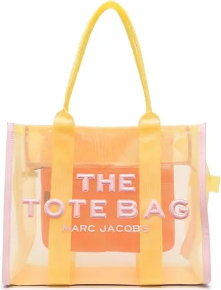 Traveler transparent tote bag