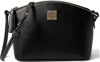 Dooney & Bourke Saffiano Robin Crossbody (Black) Handbags