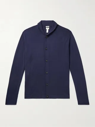 Shawl-Collar Cashmere Cardigan