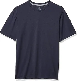 Hanes Sport Men's Heathered Performance T-Shirt (Navy Heather) Men's T Shirt