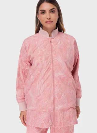 Angel Oversized Reversible Bomber Jacket