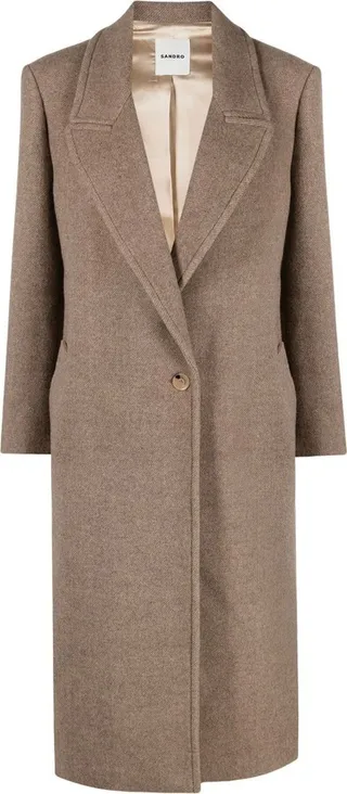 Falcone single-breasted coat