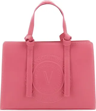 Versace Jeans Couture Logo Embossed Open Top Tote Bag