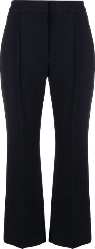 Flared Cropped Trousers