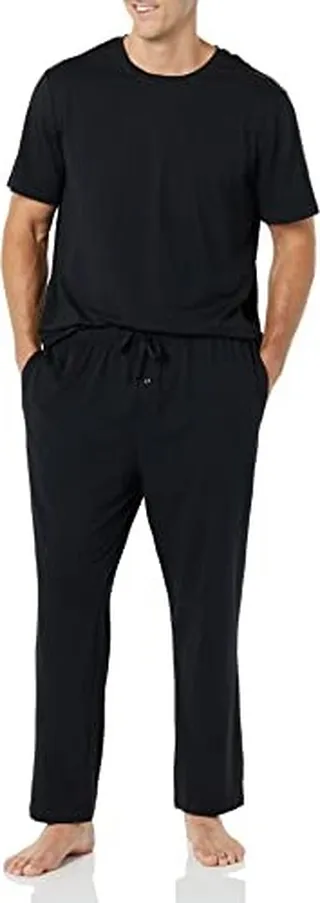 Amazon Essentials Men's Cotton Modal Pajama Set
