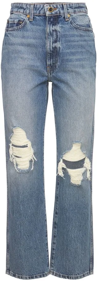 Abigail high rise straight jeans