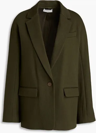 Stretch-cotton blazer