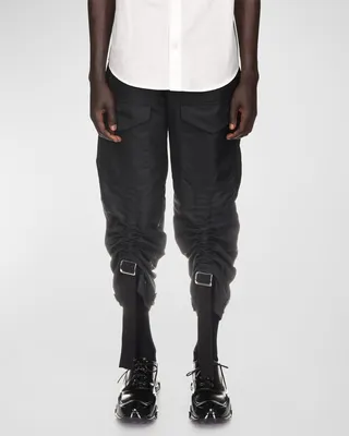 Men's Adjustable Slider Nylon Utility Pants