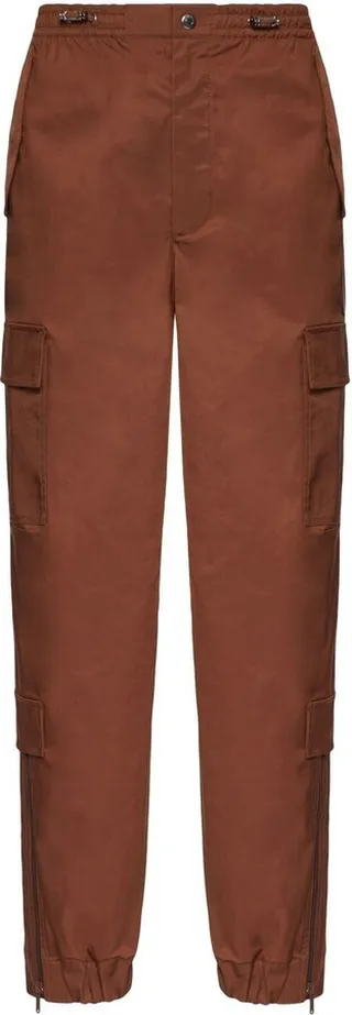 Straight-Leg Cargo Trousers