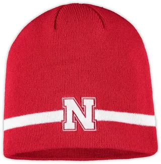 Men's Adidas Scarlet Nebraska Huskers Sideline Coaches Knit Beanie
