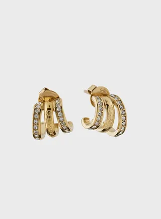 Triple Mini Hoop Earrings