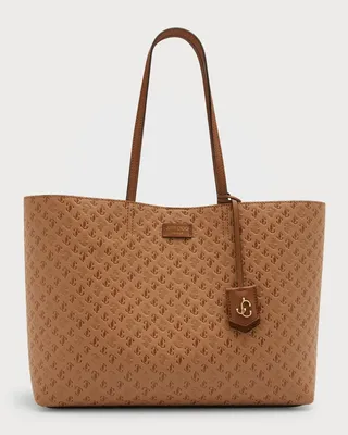 Nine2Five Logo-Embossed East-West Tote Bag